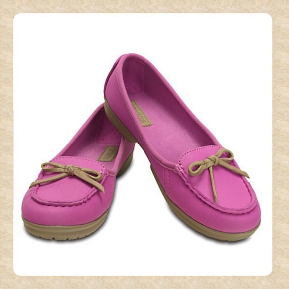pink deck shoes